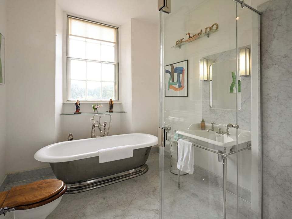 En-suite | Chapel Flat - Broughton Hall Estate, Broughton, near Skipton