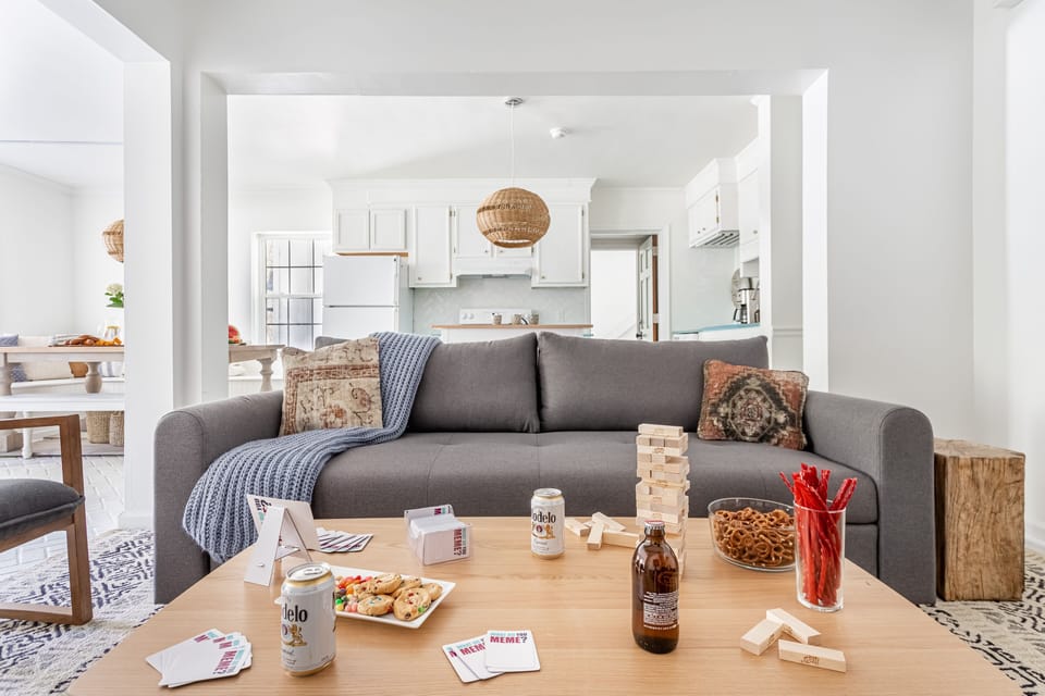 First floor living room.