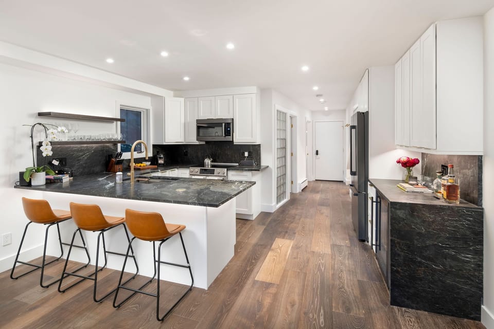 Brand new remodel in corner unit