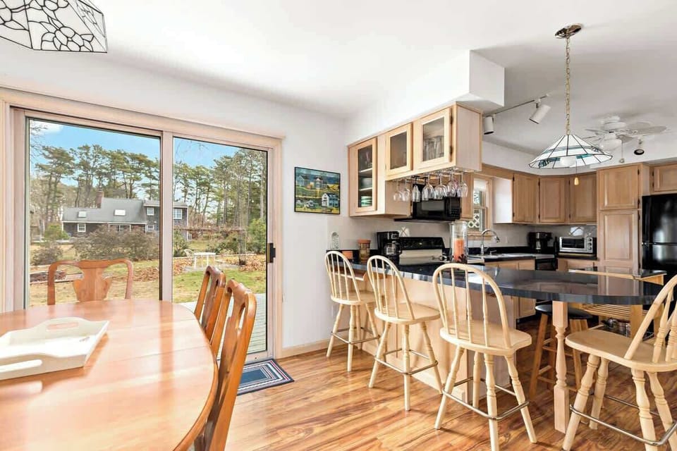 Access to the back deck - convenient for grilling 