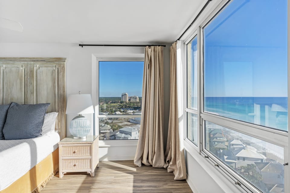 Look at those VIEWS from the Master Bedroom!