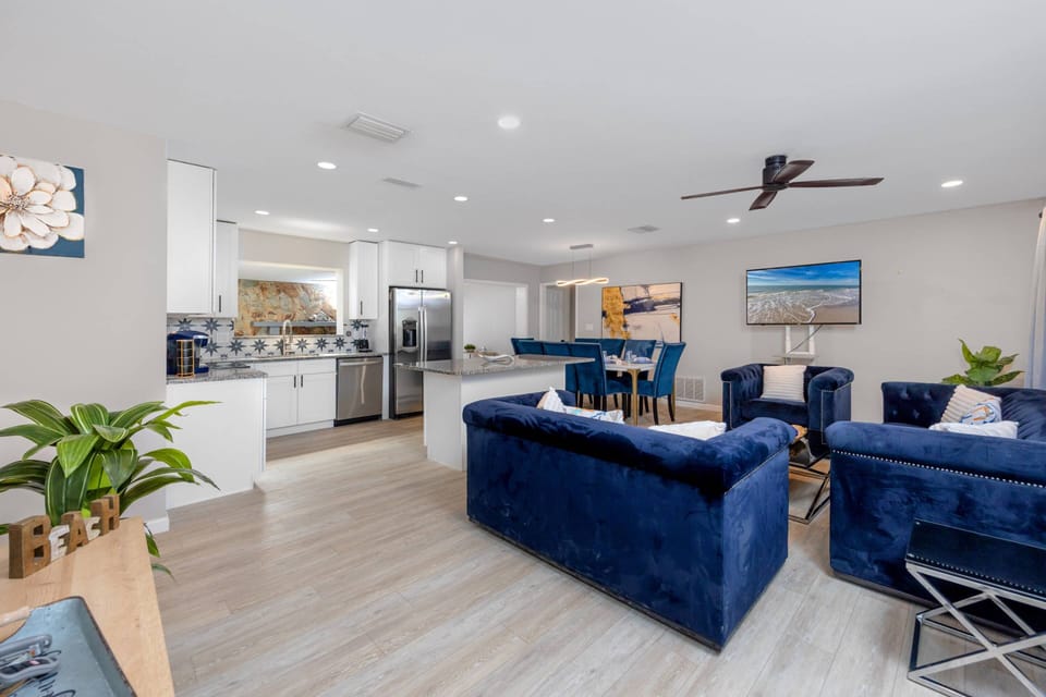 Open-Concept Floor Plan Provides a Perfect Space for Gathering and Entertaining