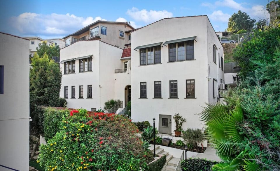 Outside front