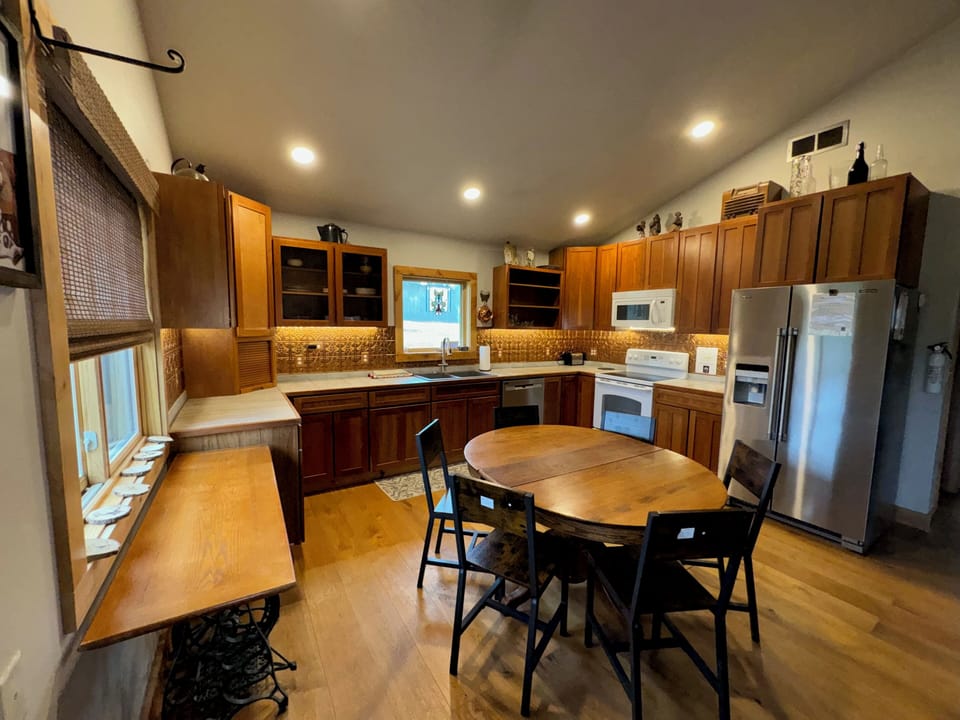Dining area on main level