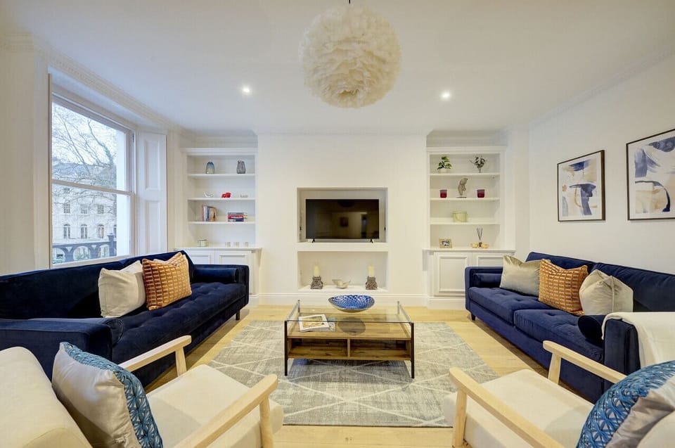 Entertainment Space - TV, Double Sofa Bed x 2