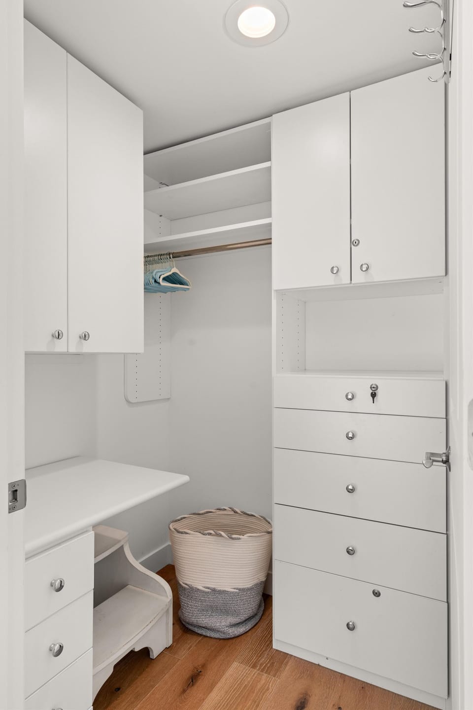 Walk-in closet in 2nd bedroom