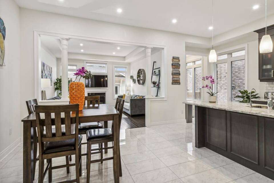 Open Concept with 10 FT Ceiling