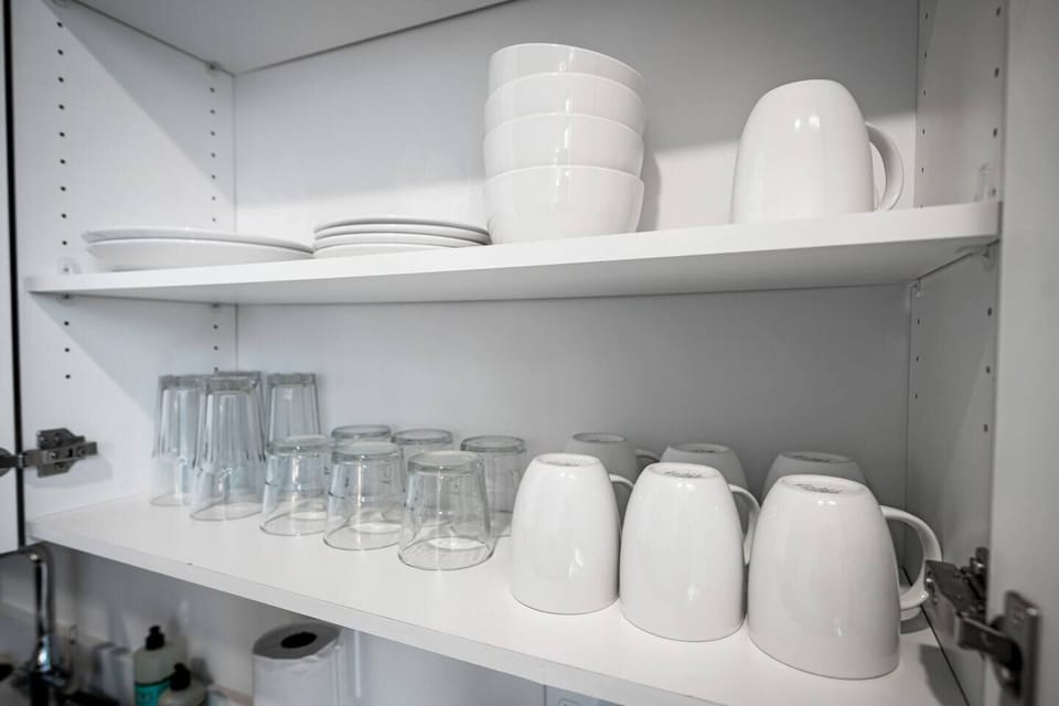 Your home kitchen away from home, fully equipped.


