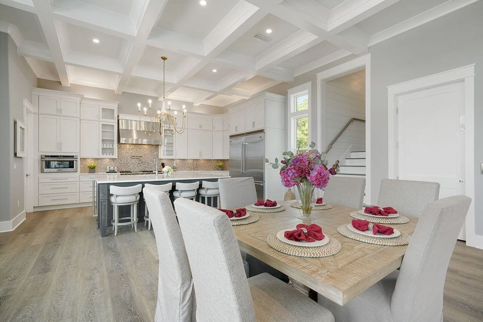 The Road to the Triple Crown - Dune Allen Beach - Dining Room & Kitchen
