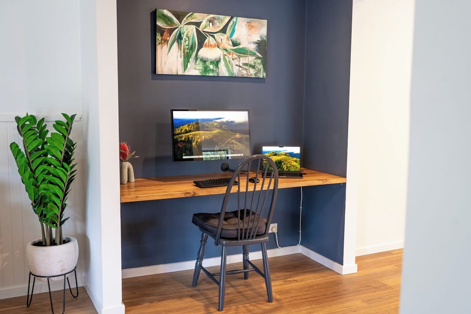 Study area, complete with pro monitor