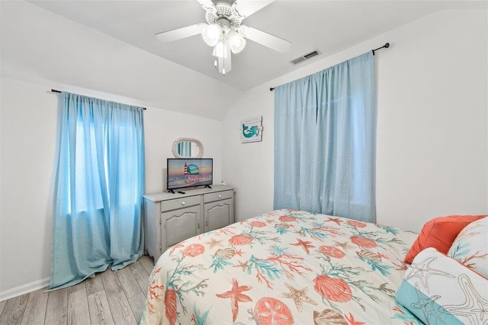 Bedroom 1 has Flat Screen Smart TV.