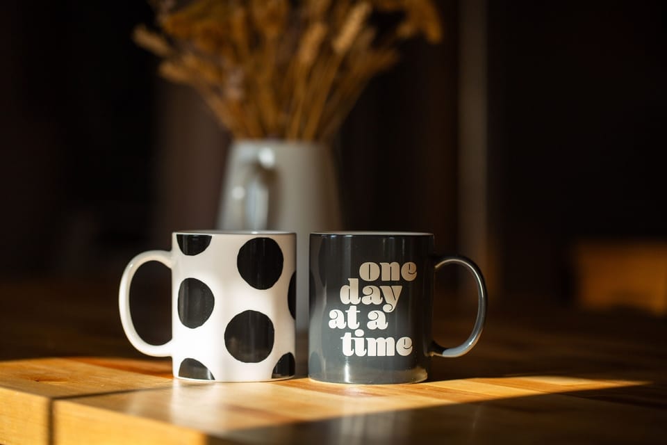 Cofee makes a good start of a day with love ones