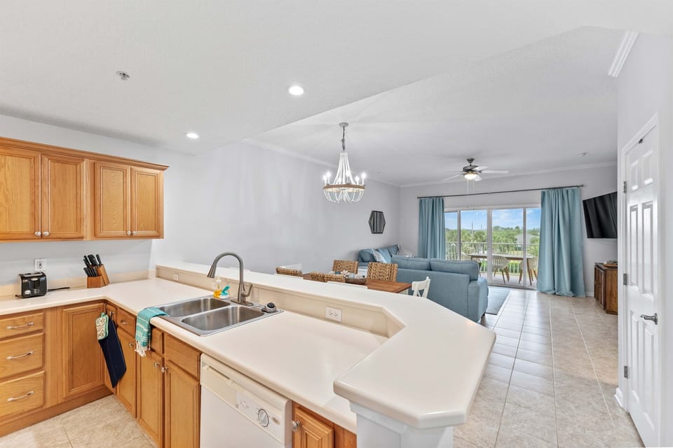 Open concept layout