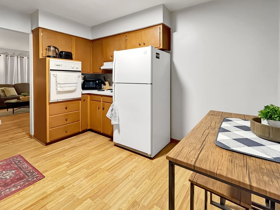 Kitchen stocked with everything you need