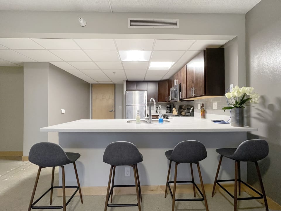 Huge open kitchen