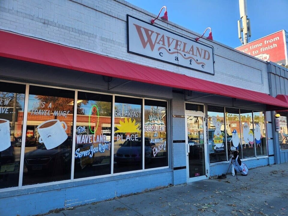 Close to the iconic Waveland Diner - known for it's amazing and huge breakfasts