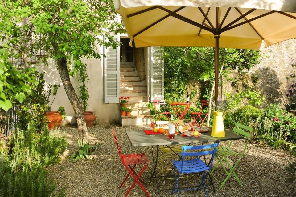 Garden outside the bedroom.