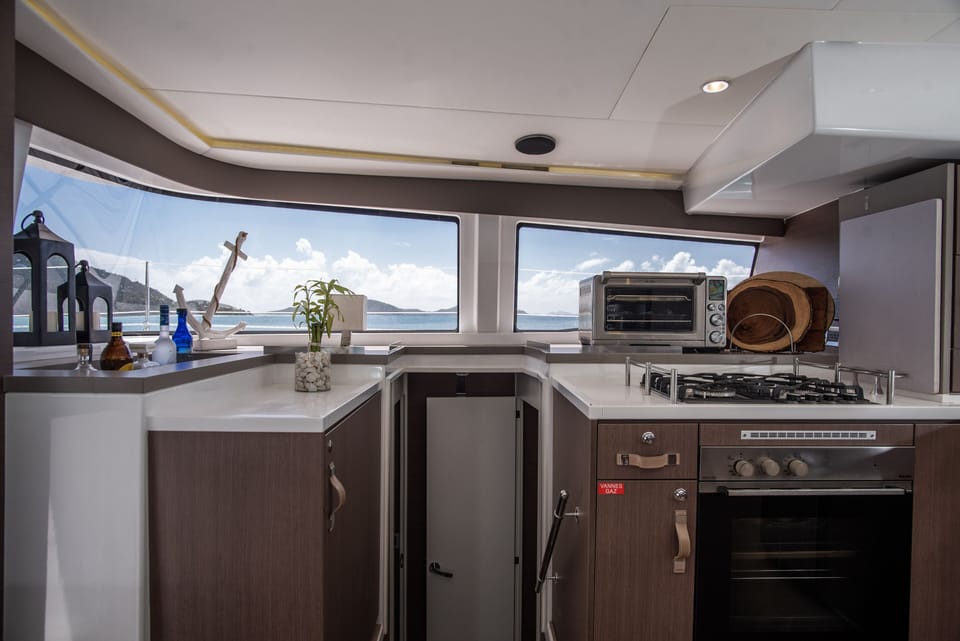 Starboard companionway