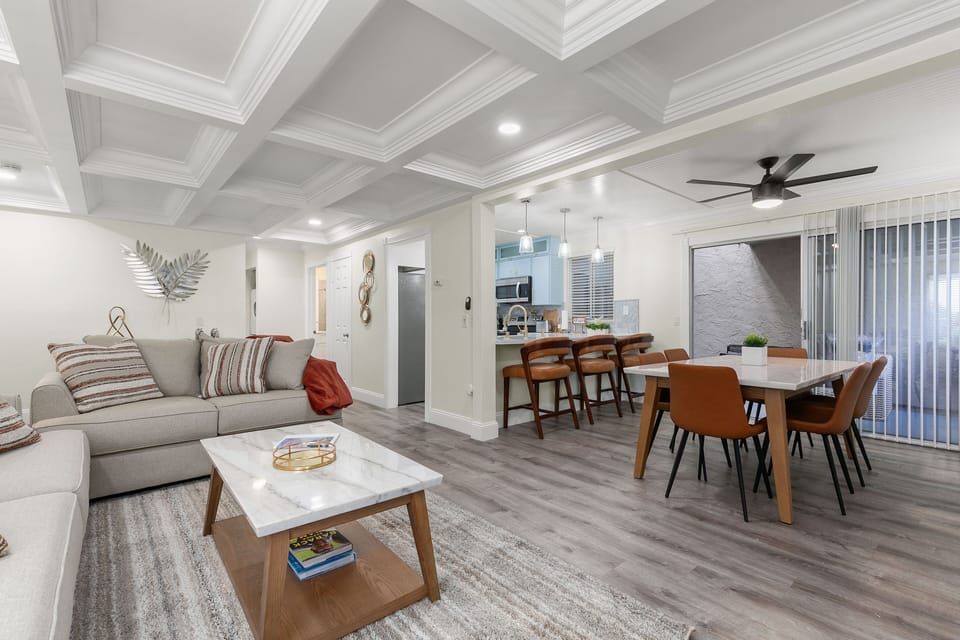 Ample seating for guests