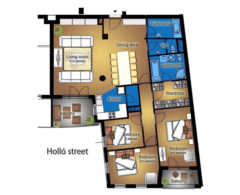 Four bedroom apartment (210) 2