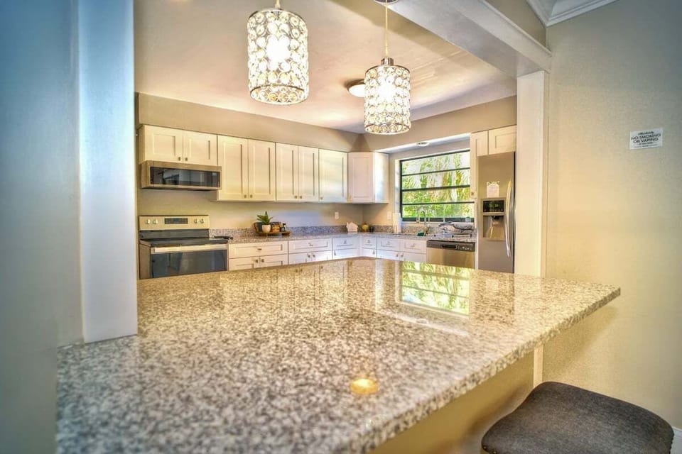 Gorgeous kitchen - cook all of your meals fresh and ready with all the comforts of home!