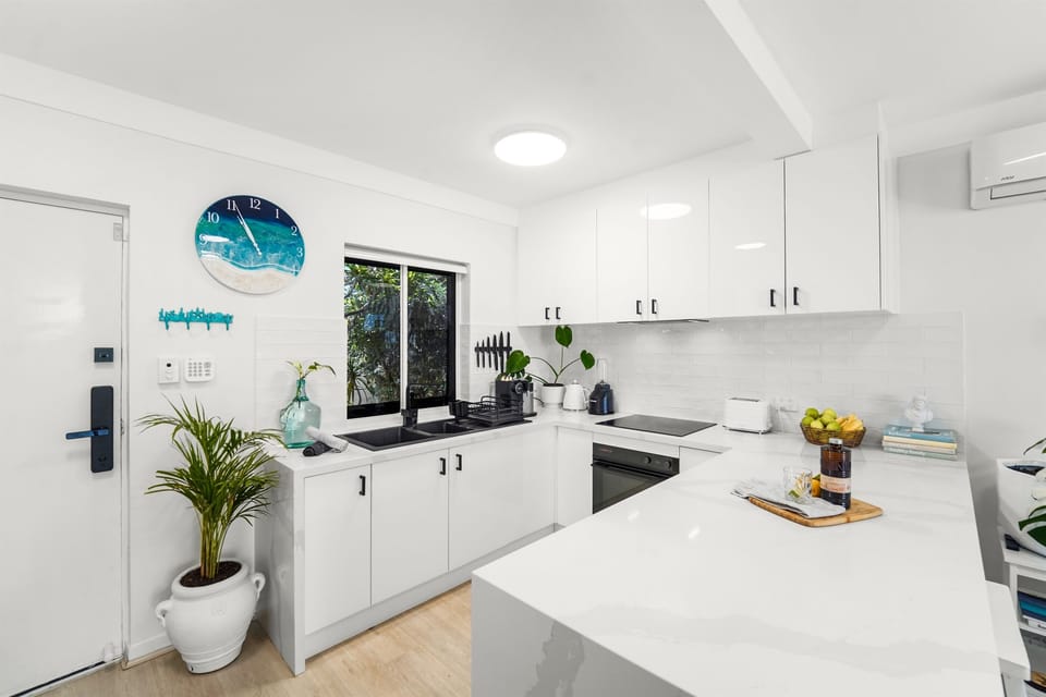 Kitchen with modern appliances