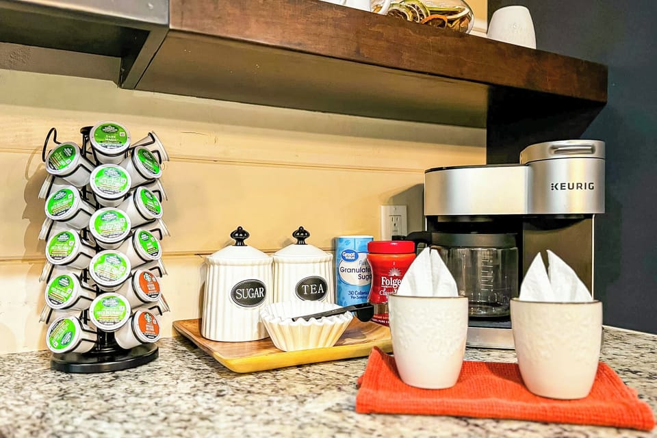 Start your day with a smile and a cup of your favorite beverage.