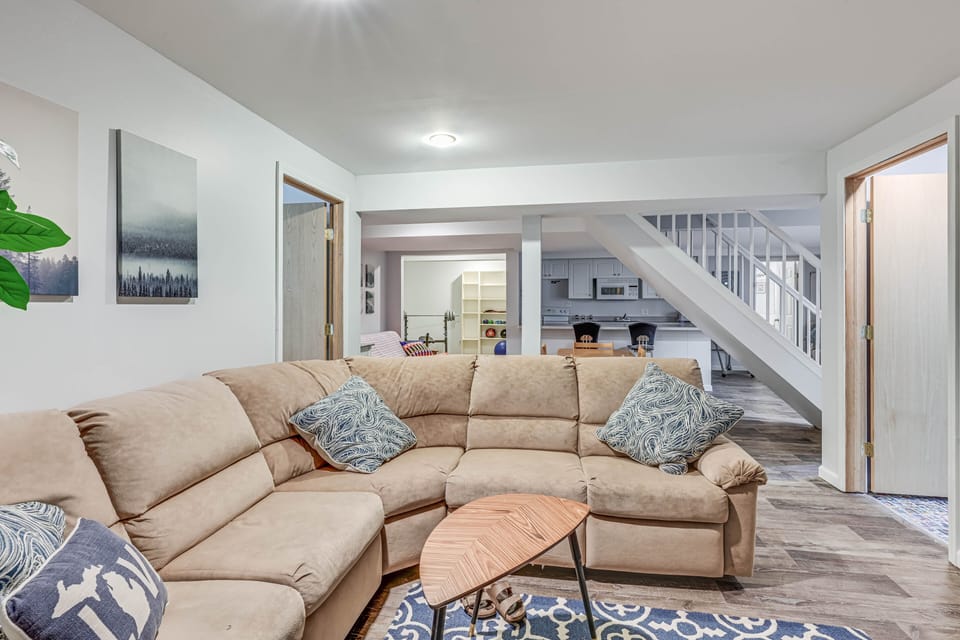 Lower level family room