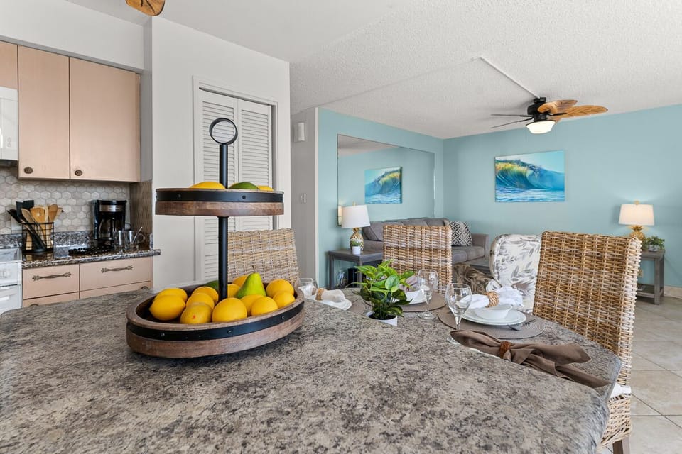 Ample counter space for preparing your favorite meals