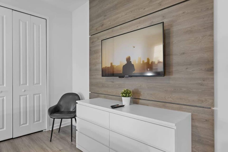 Bedroom with TV