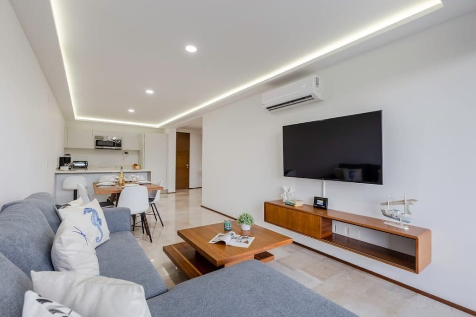 A bright and modern living space designed for comfort and relaxation.
