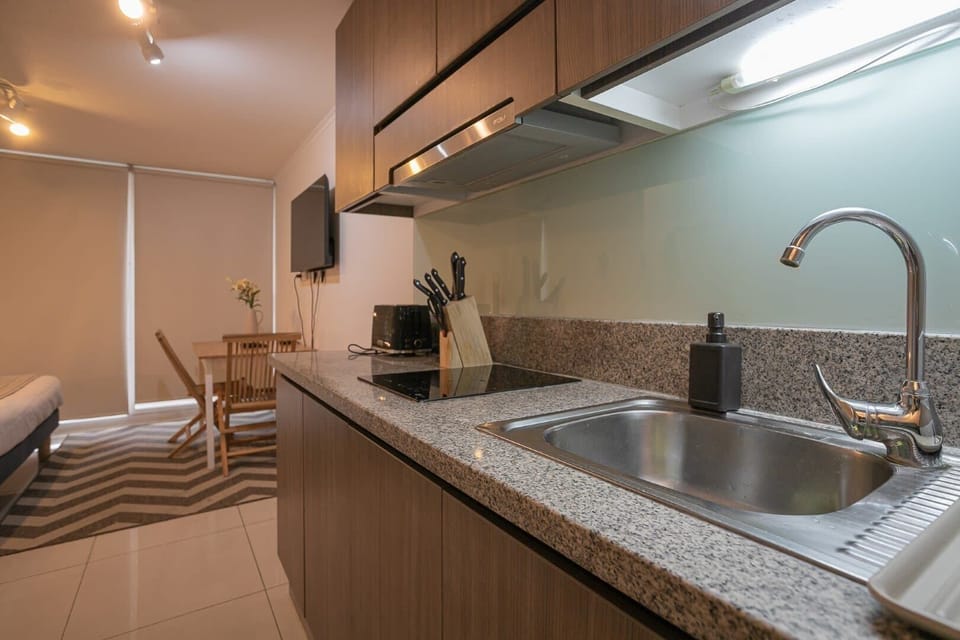 Espacio para preparar comidas y snacks