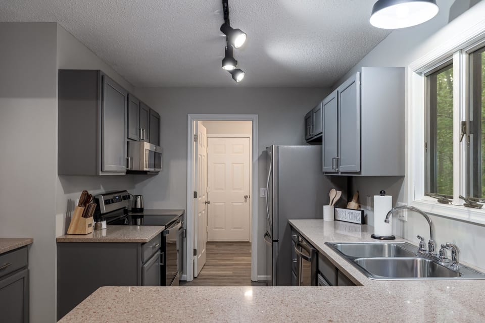 Laundry room and garage accessible from the kitchen