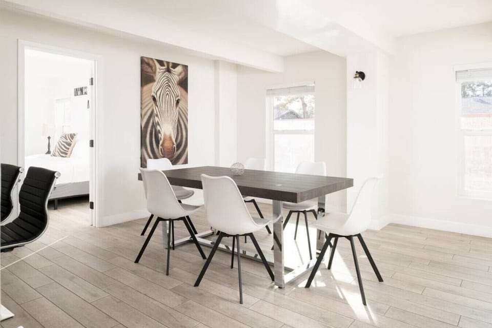 Share meals and memories in this bright, spacious dining room.