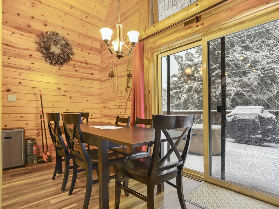 Dining with natural sunlight
