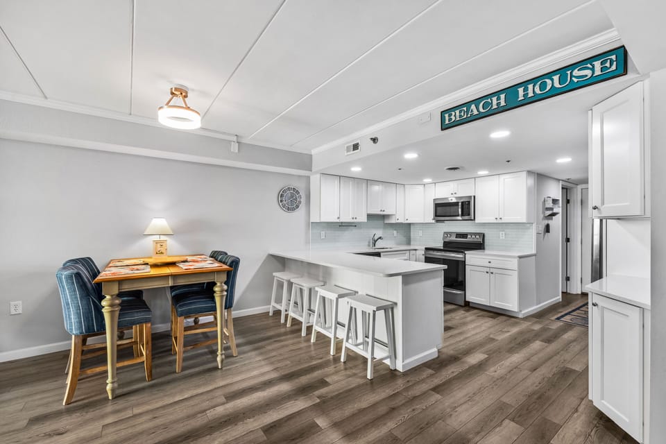Gorgeous luxury vinyl plank flooring runs throughout the entire home.