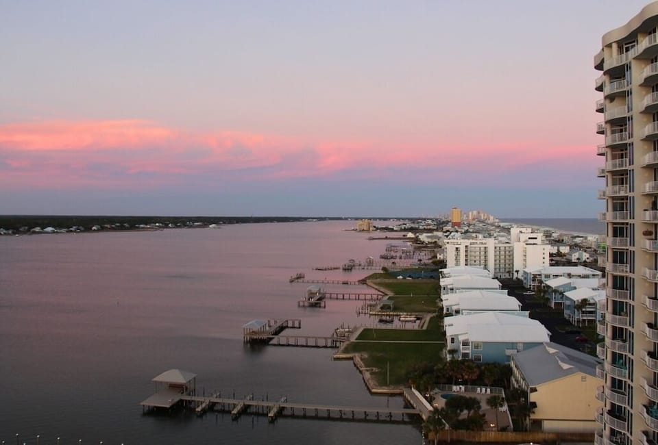 Enjoy sunsets (and sunrises) from this amazing 12th floor view!