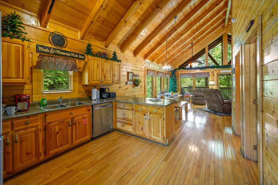 Entertain family or friends in our warmly-lit and open space
