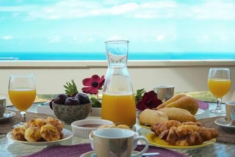 Delicious Breakfast in the balcony with some stunning views