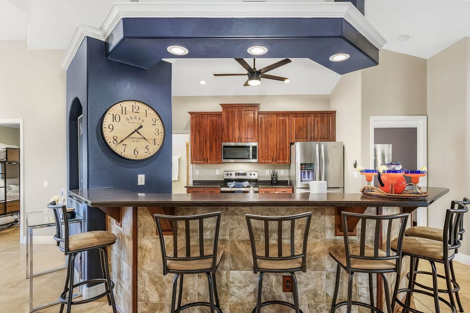Open concept kitchen