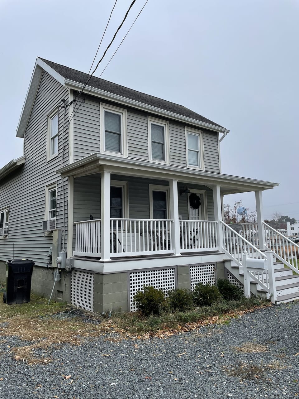 Front of house facing the street. Take a leisurely walk   see the charming homes