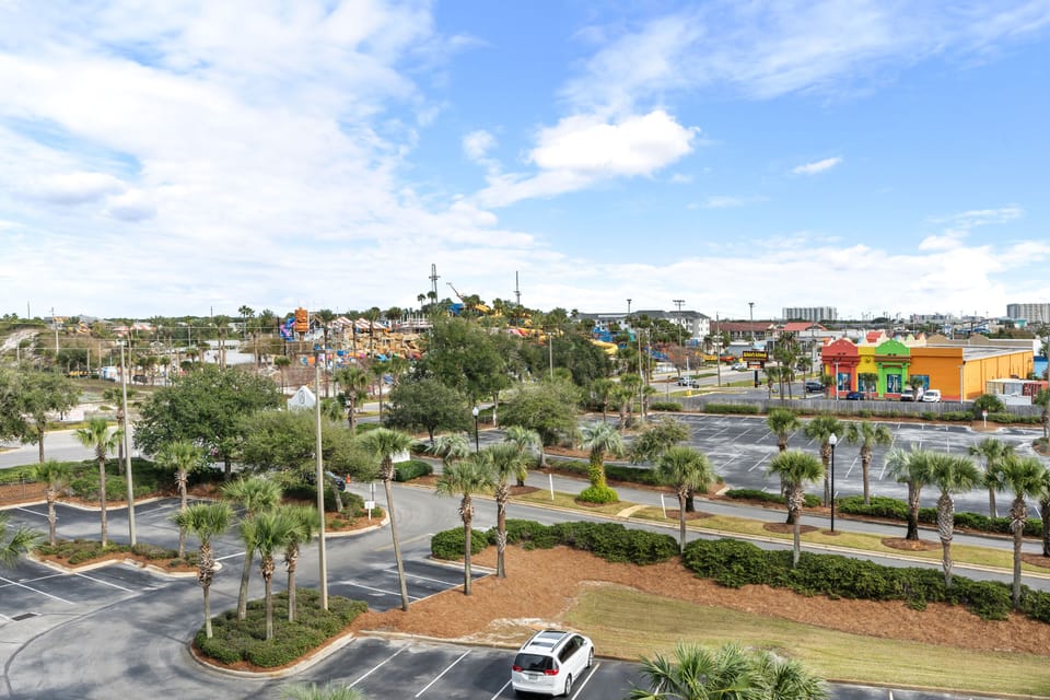The Terrace is Directly Across the Street from Big Kahuna's Water Park
