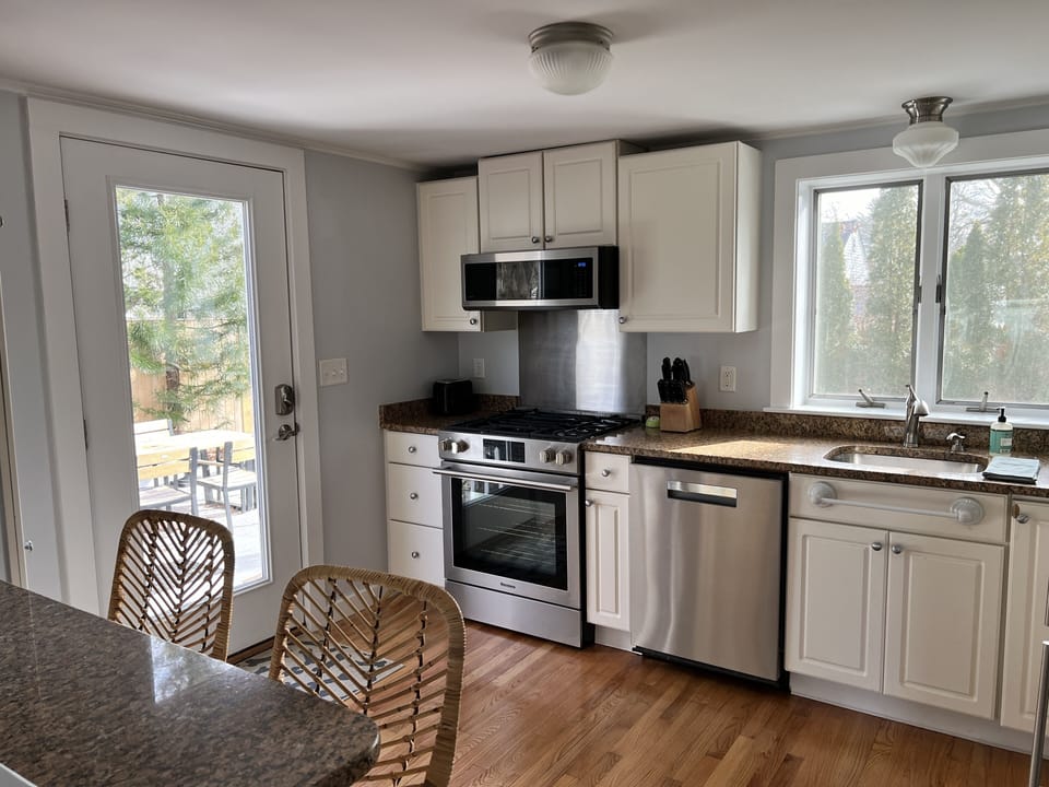 Kitchen with updated appliances