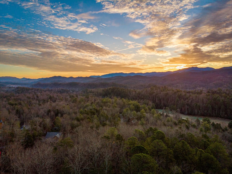 This is the real view... and every sunset and sunrise paints a different story.