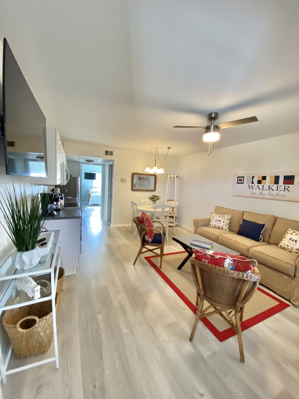 Bright and Sunny Rooms with New Flooring Throughout