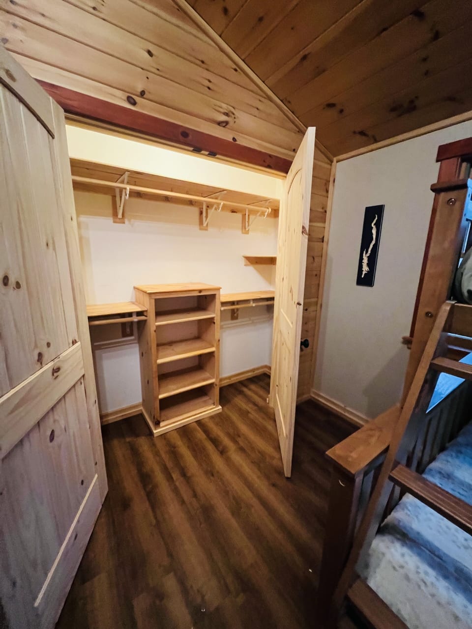 Large closet in bunk room