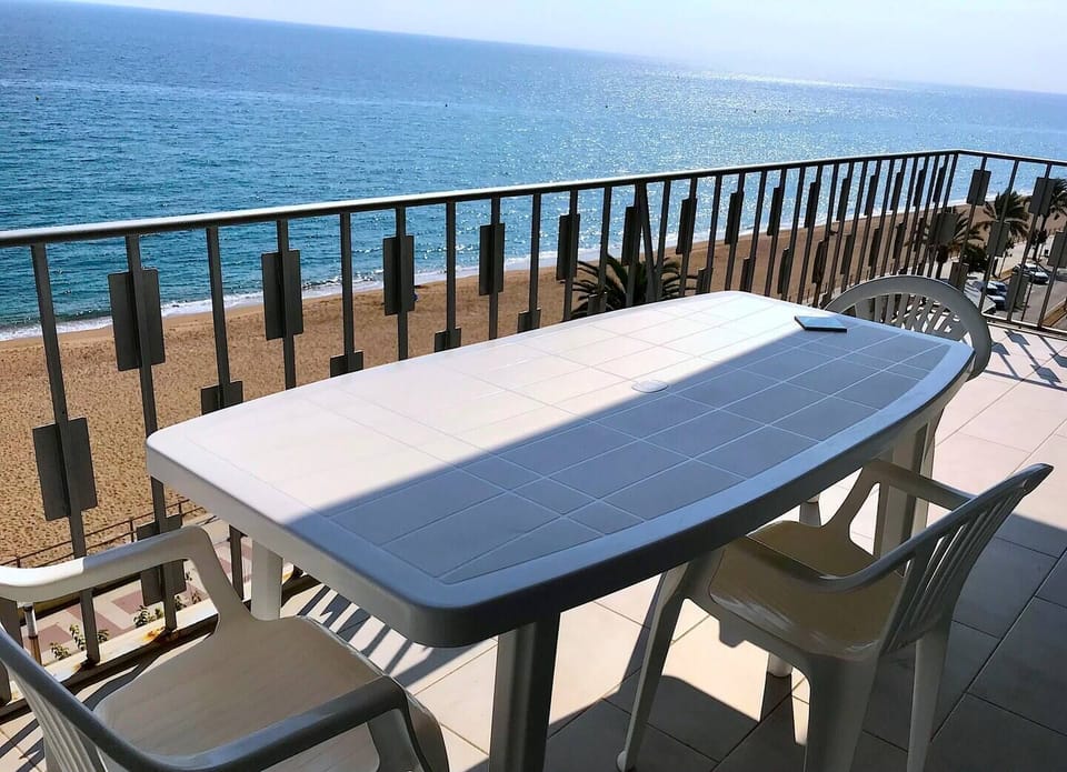terrace with amazing sea front views