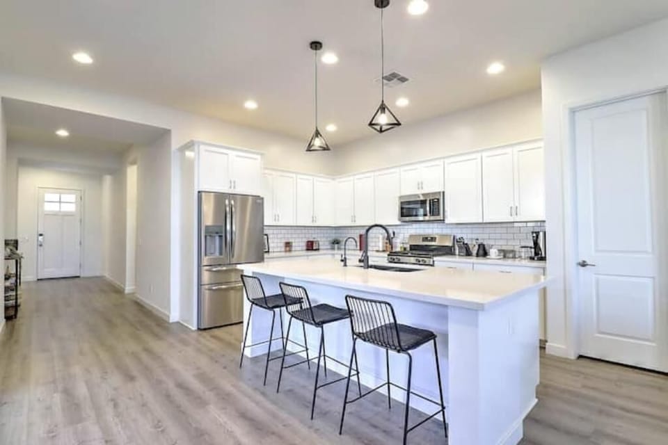 Open concept kitchen