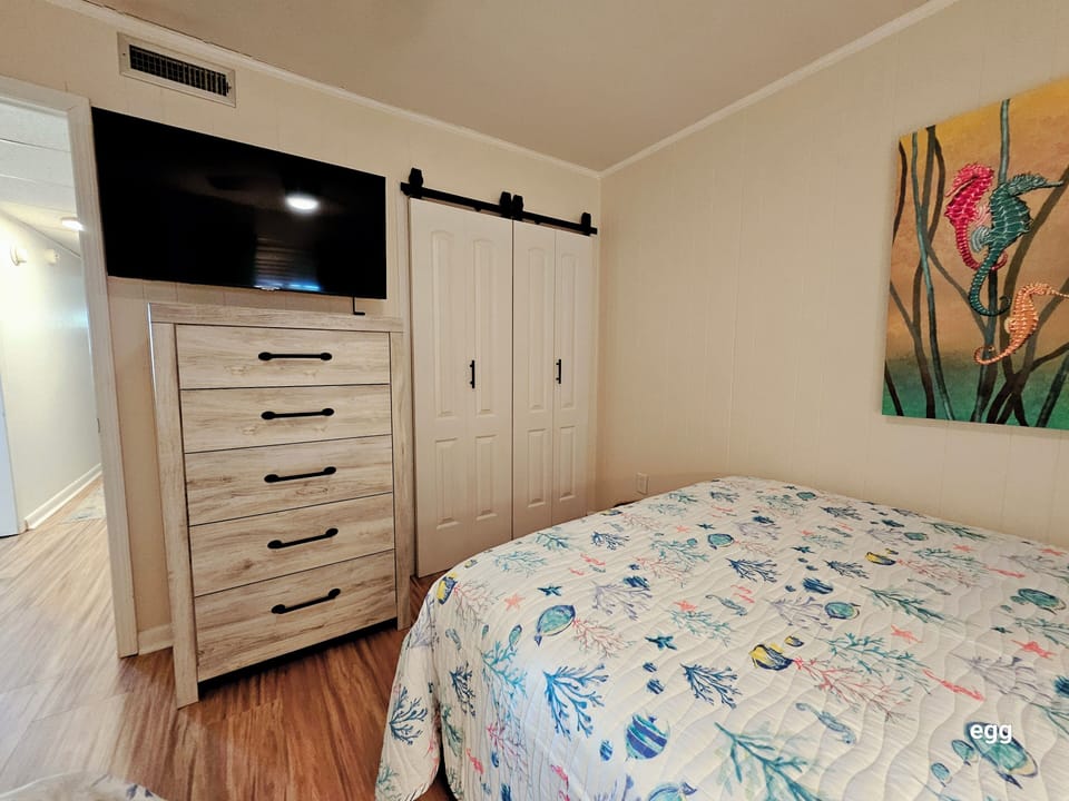 The third Smart TV is located in 2nd bedroom. 