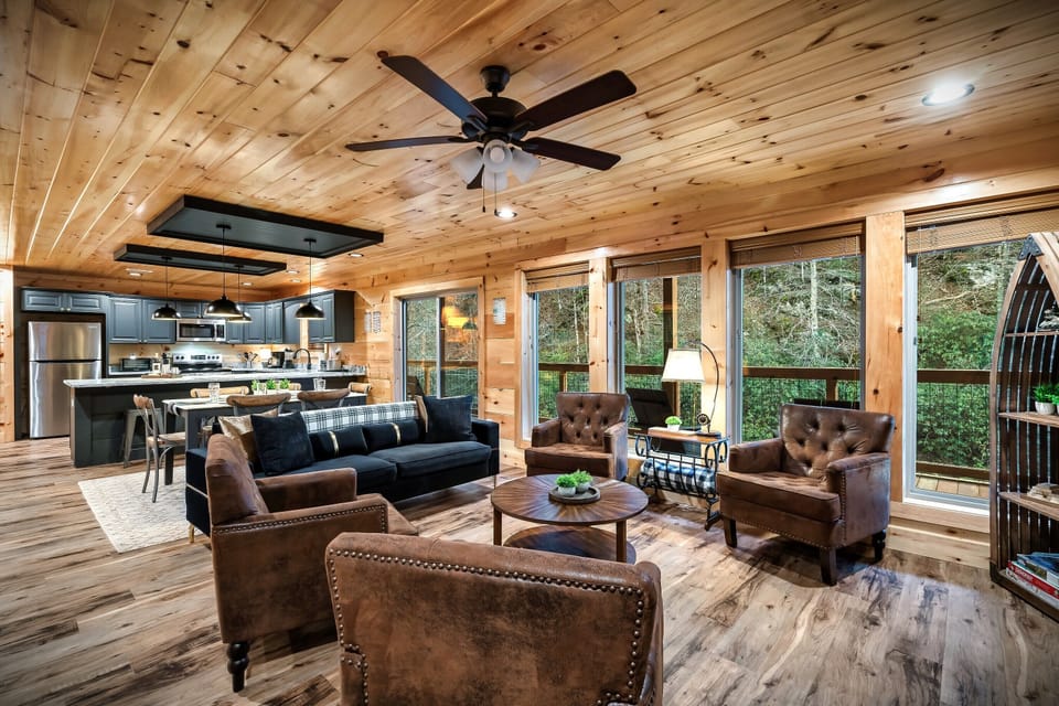 The perfect gathering spot with friends and family during your stay where you can still have privacy within your own group.